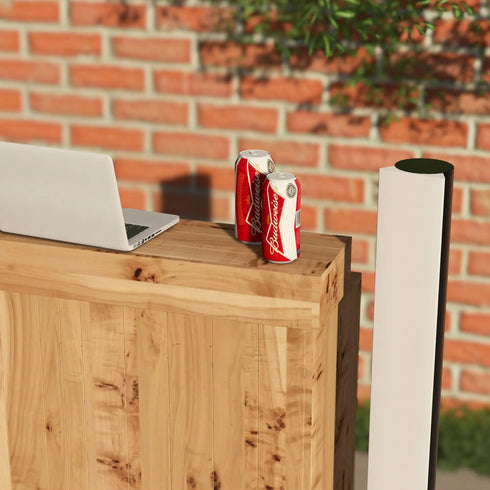Rustic Wooden Serving Bar Bars For You