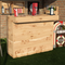 Rustic Wooden Garden Bar