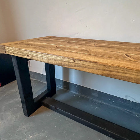 Industrial Style Wooden Bench Bars For You