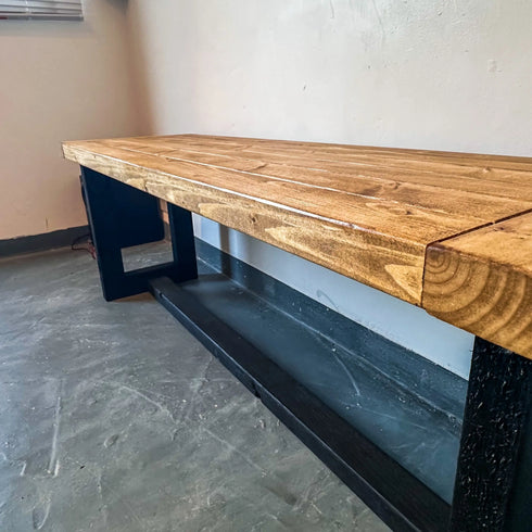Industrial Style Wooden Bench Bars For You