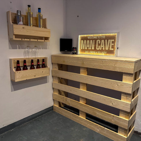 Rustic Wooden Pallet Style Bar Bars For You